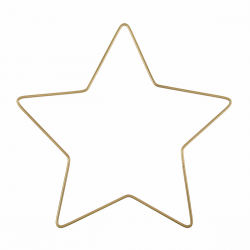 Craft Hoops - STAR - Gold