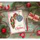 DIAMOND ART CHRISTMAS GREETINGS CARD KIT - TRADITIONAL