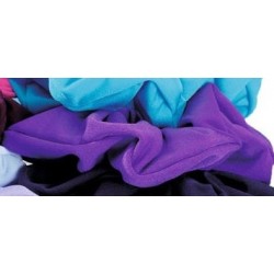 Nylon Lycra Purple Scrunchie