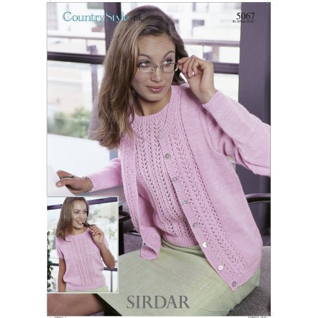 Sirdar Country Style DK Ladies Pattern 5067