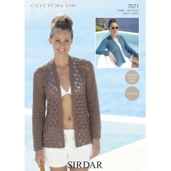 Sirdar Cotton DK Ladies Pattern 7071