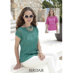 Sirdar Cotton DK Ladies Pattern 7079
