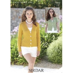 Sirdar Cotton DK Ladies Pattern 7084