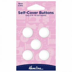 Self Cover Button 18mm