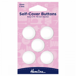 Self Cover Button 22mm