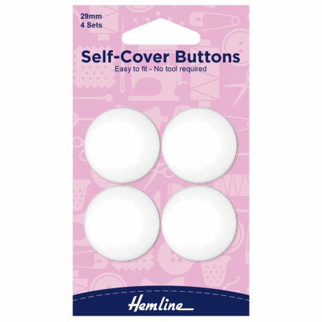Self Cover Button 29mm