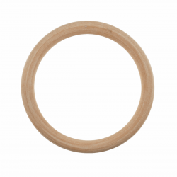 Wooden Birch Craft Ring - 10cm