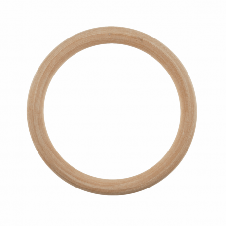 Wooden Birch Craft Ring - 10cm