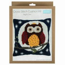 Trimits Cross Stitch Cushion Kit - Night Owl