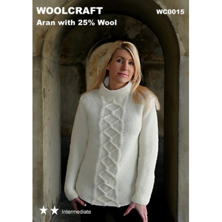 Woolcraft Ladies Aran Pattern WC0015