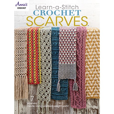 Learn-a-Stitch - Crochet Scarves 